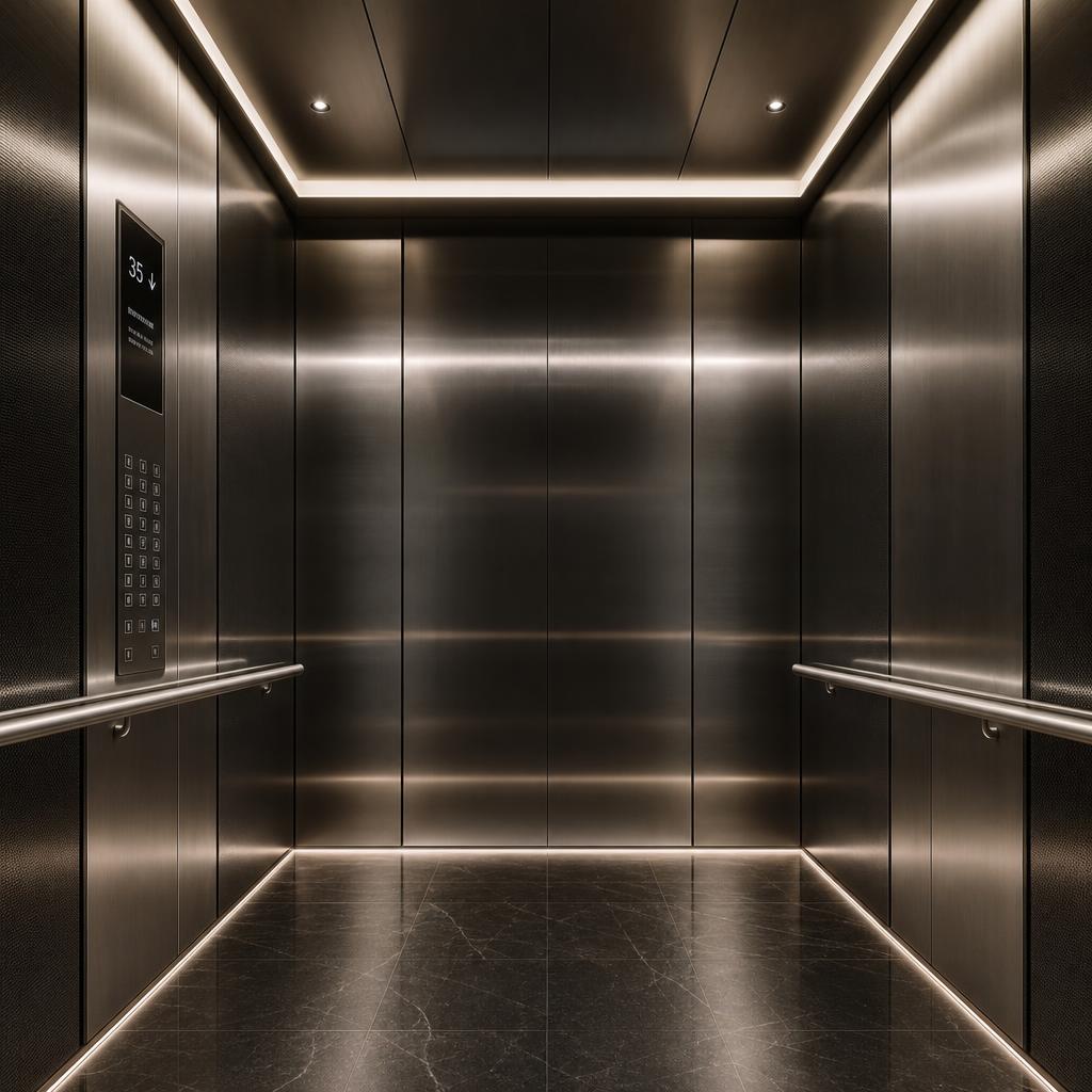 Engineered elevator cab interior
